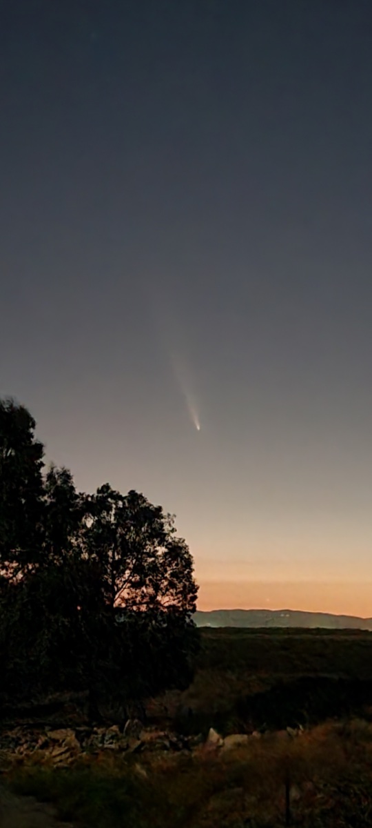 Comet C2023 A3 10/13/24 19:15 Pacific Time Zone